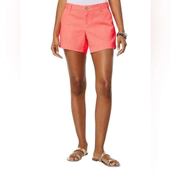Lilly Pulitzer Callahan Shorts – Coral 🪸 Size 12 - Picture 1 of 8